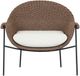Four Hands Suerte Arashi Salt/Faux Dark Hyacinth Acrylic/Polyethylene Outdoor Chair -1