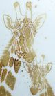 Crestview Collection Necking Gold/Off-White Wall Décor-1