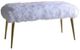 ACME Furniture Bagley II Gold/White Bench-0