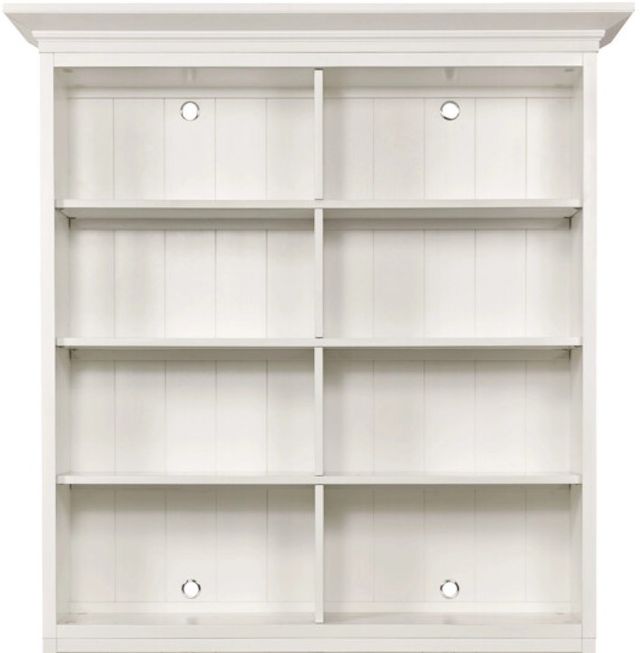 Hammary® Structures White Double Bookcase-1