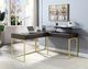 Furniture of America® Freiburg Walnut Corner Desk-2