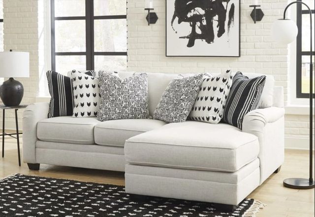 Signature Design by Ashley® Huntsworth 2-Piece Dove Gray Right Arm Facing Sectional and Chaise-3