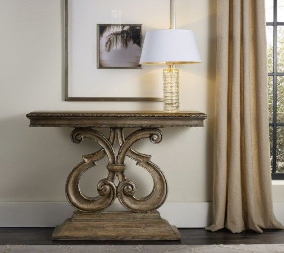 Hooker® Furniture Melange Solana Light Caramel Latte Console Table-1