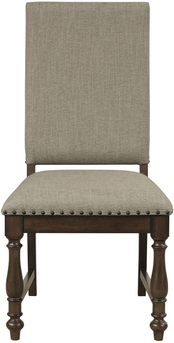 Mazin Furniture Stonington Brown/Gray Dining Room Side Chair-1