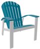 Telescope Casual Newport Aqua/White Polymer Outdoor MGP Adirondack Chair-0