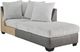 Benchcraft® Clairette Court 2-Piece Alloy Left-Arm Facing Sofa Sectional and Chaise-3