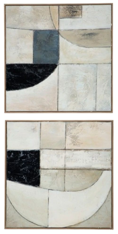Signature Design by Ashley® Bexlen 2-Piece Tan/Taupe/Black Wall Art Set-3