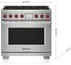 Wolf® 36" Stainless Steel Pro Style Dual Fuel Range-2