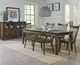 Liberty Furniture Midland Falls 6-Piece Rustic Brown Dining Table Set-1