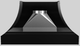 Vent-A-Hood® Designer Series 54" Black Wall Mounted Range Hood-3
