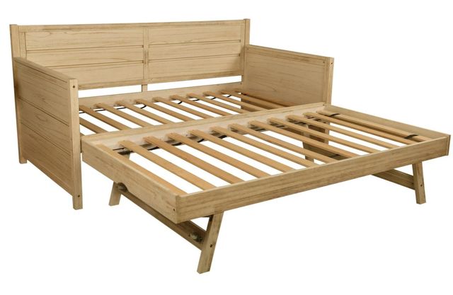 Kodiak Furniture Marisa Weathered White Twin Daybed includes Pop Up-0