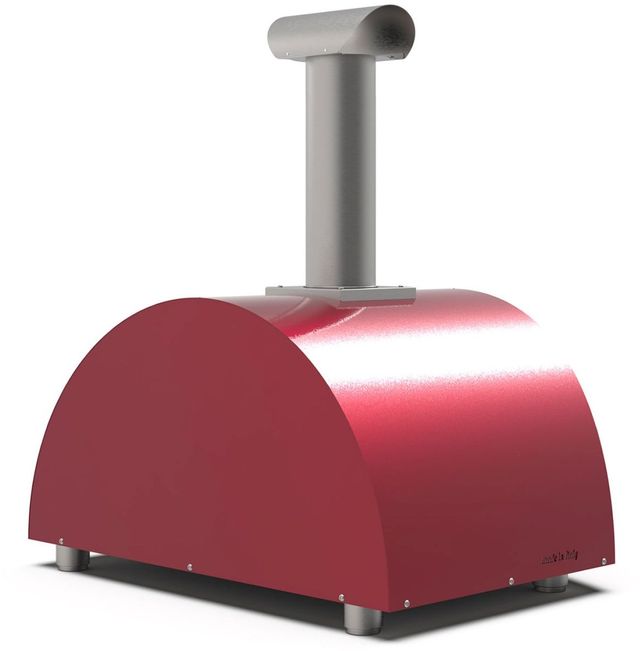Alfa Moderno 2 Pizze 38" Ruby Red Wood Pizza Oven-4