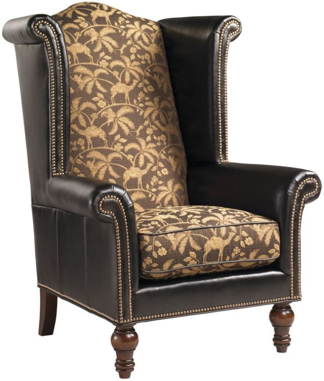 Lexington Home Customizable Leather Kings Row Wing Chair-0