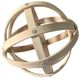 A & B Home White 8" Decorative Ball-0