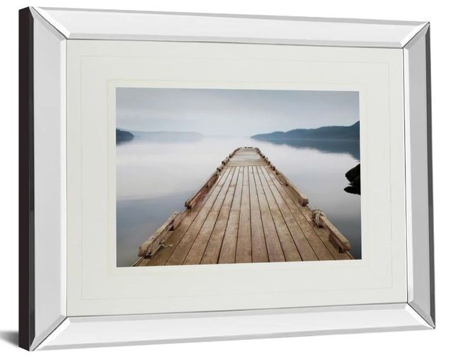 Classy Art Off Orcas Island by Michael Cahilll Mirror Framed Wall Art-1