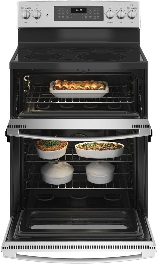 GE® 30" Stainless Steel Freestanding Electric Range-3