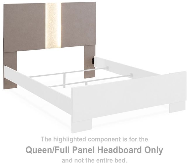 Signature Design by Ashley® Surancha Gray Queen/Full Panel Headboard-1