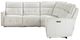 Homelegance® Salida 5-Piece White Modular Power Reclining Sectional with Power Headrests-2