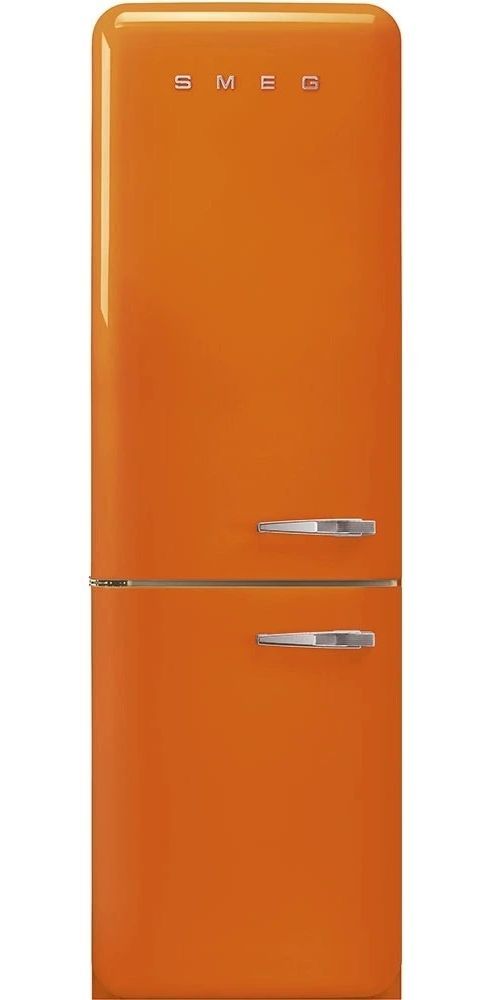 Smeg 50's Retro Style Aesthetic 11.7 Cu. Ft. Orange Bottom Freezer Refrigerator-0