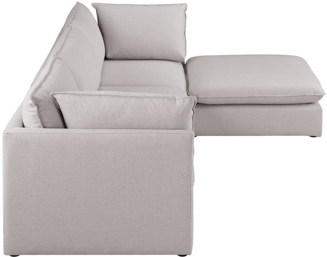 Meridian Furniture Mackenzie 4-Piece Beige Modular Sectional Set-2