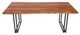 Porter International Designs Manzanita Harvest 82" Dining Table with Black Double U Base-1