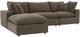 TOV Furniture Cali 4-Piece Chocolate Brown Modular Sectional-0
