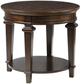 Homelegance® Tobias Espresso Round End Table-2
