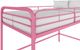 dhp furniture® Jett Pink Twin Youth Loft Bed-4