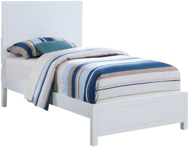 Winners Only® Fresno White Youth Twin Panel Bed-0