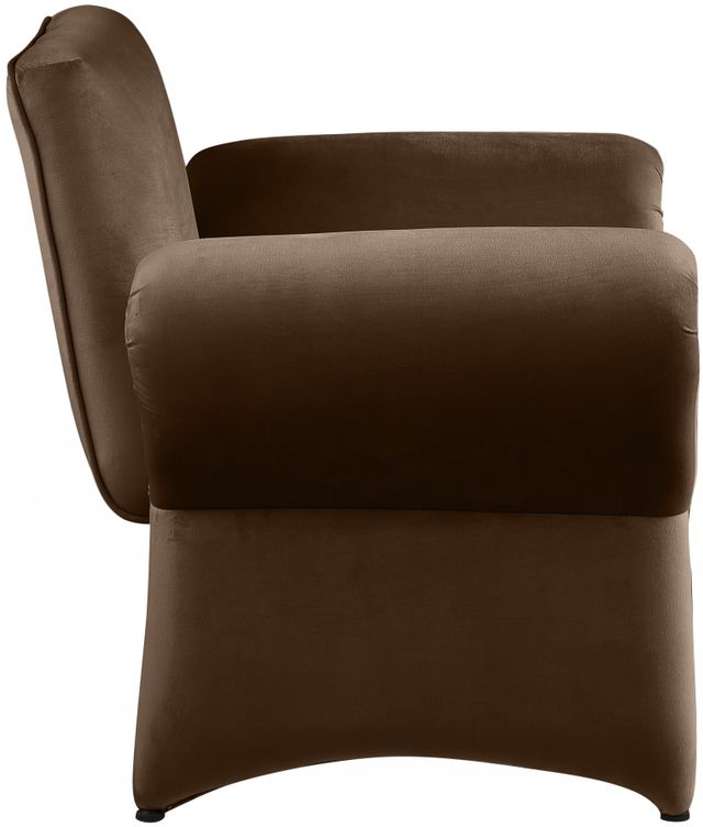 Meridian Furniture Fleurette Brown Velvet Accent Chair-3