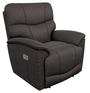 La-Z-Boy® Trouper Walnut Leather Power Wall Recliner with Headrest and Lumbar-0