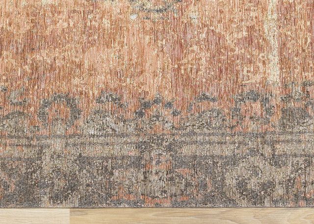 Kalora Interiors Cathedral Grey/Salmon 5'x8' Area Rug-3