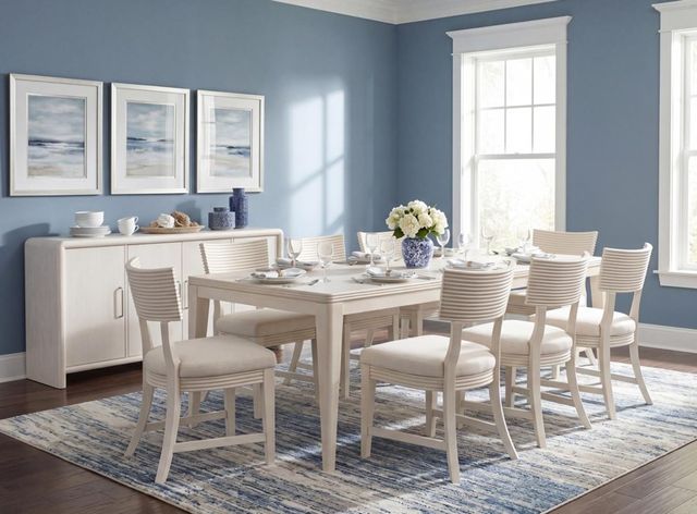 Legacy Classic Maren Fresh Canvas Curved Back Dining Side Chair-1