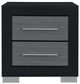 Global Furniture USA Emma Black/Gray Nightstand-1