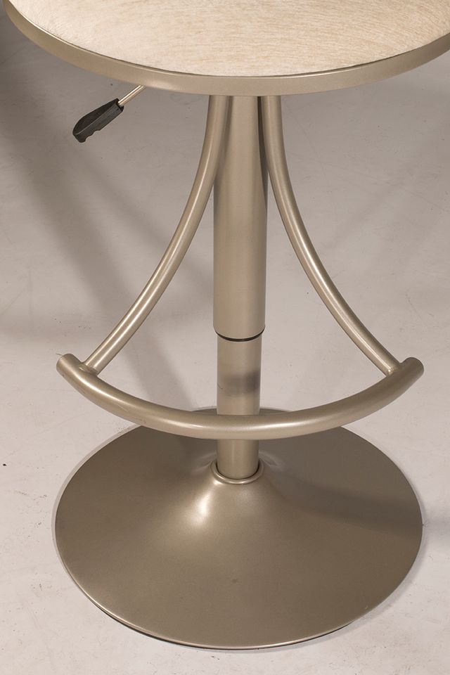 HH2 Home Athena Champagne Swivel Adjustable Stool-3