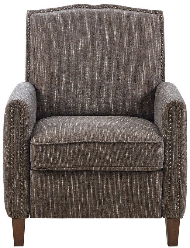 Olliix by Madison Park Brown Multi Wells Push Back Recliner-0