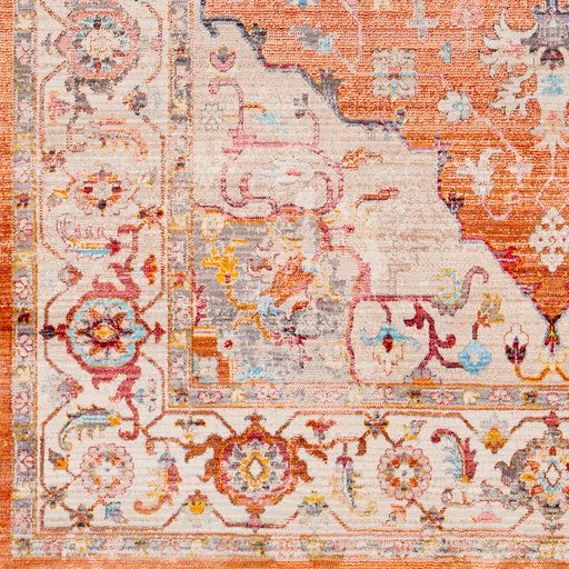 Surya Ephesians Burnt Orange 5'x8' Area Rug-1