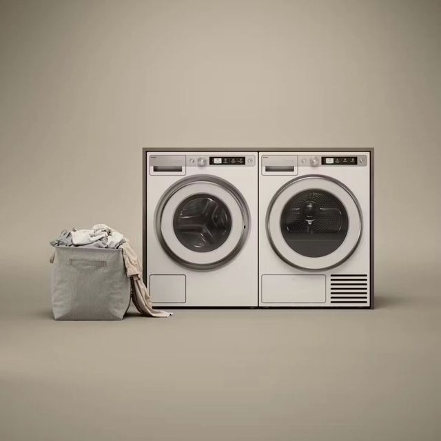 ASKO 7 Series 2.8 Cu. Ft. White Steel Seal™ Front Load Compact Washer-5