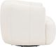 TOV Furniture Jasmine Cream Velvet Swivel Accent Chair-4