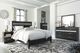 Signature Design by Ashley® Starberry 4-Piece Black Queen Panel Bed Set-1