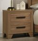 Furniture of America® Panelli Walnut Nightstand-2