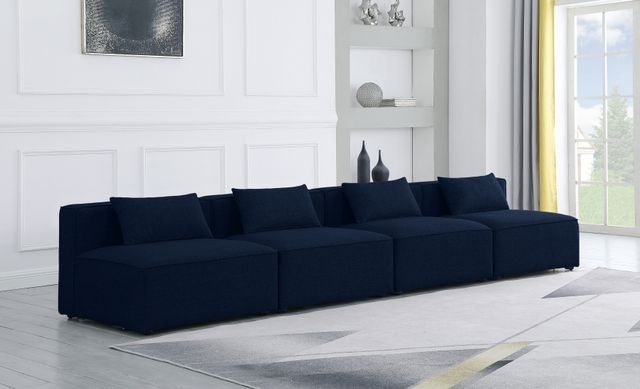 Meridian Furniture Cube Navy Modular Sofa-3
