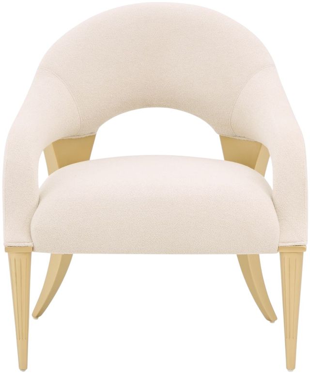 Michael Amini® Scotts Square Light Champagne Accent Chair-1