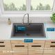 Elkay Quartz Classic® Dusk Gray 33" x 20-7/8" x 9-7/16" Single Bowl Drop-In Sink-3