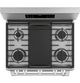 Café™ 30" Stainless Steel Free Standing Gas Range-1