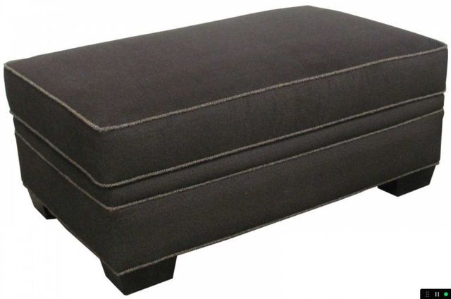 Marshfield Furniture Baldwin Black Rectangle Storage Ottoman-0