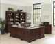 aspenhome® Richmond 2-Piece Brown Burgundy 66" Desk-2