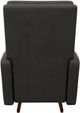 La-Z-Boy® Lennon Charcoal Leather Power Rocking Recliner with Heat and Massage-3