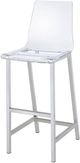 Coaster® Juelia 2-Piece Chrome/Acrylic Bar Stools-3