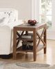 Flexsteel® Hampton Rustic Brown Accent Table-3